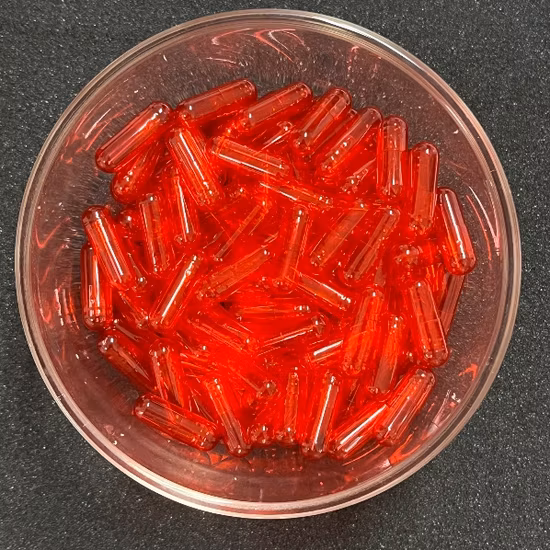 HPMC Cápsula dura vacía Vegetariana NSF Kosher Halal Brc Cápsula Tamaño 00 # 0 # 1 # Transparente y color personalizado
