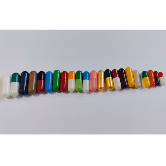 Venta al por mayor de cápsulas de gelatina vacías de perlas personalizadas tamaño 0 00
