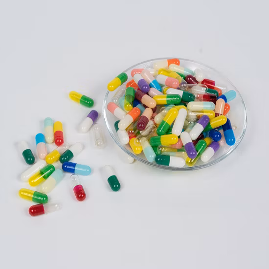 Cápsula dura de gastrolisis vacante vegetal Halal de hipromelosa de venta caliente de color blanco
